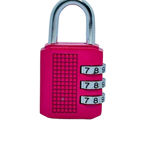 Combination Padlock, 3 digits and no keys